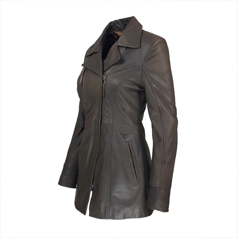  veste  femme  trois  quart   zip barra