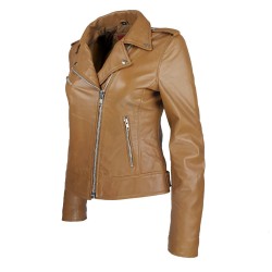 perfecto cuir femme couleur sahara tiers