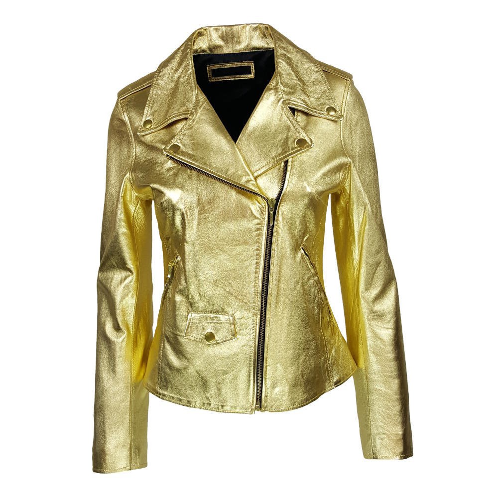 Perfecto leather woman gold