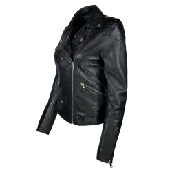 perfecto woman black leather New