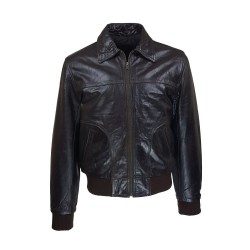 men's leather piago jacket