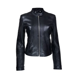 women's leather jacket parisso